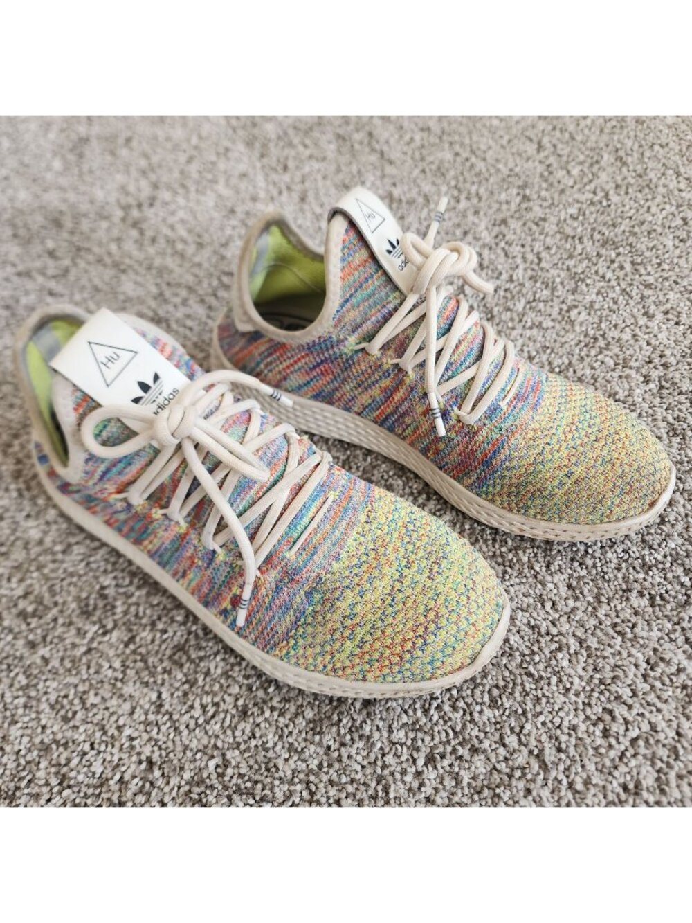Adidas Pharrell Williams Hu primeknit multicolor 2.0 sneakers 6.5